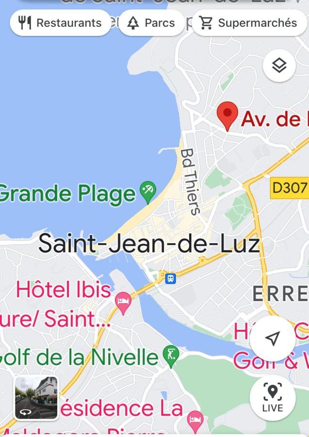 2 Pieces A 300M De La Grande Plage - 2 A 5 Couchages Saint-Jean-de-Luz Eksteriør billede